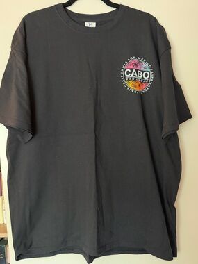 Cabo Destination Unisex Graphic Tee - Black